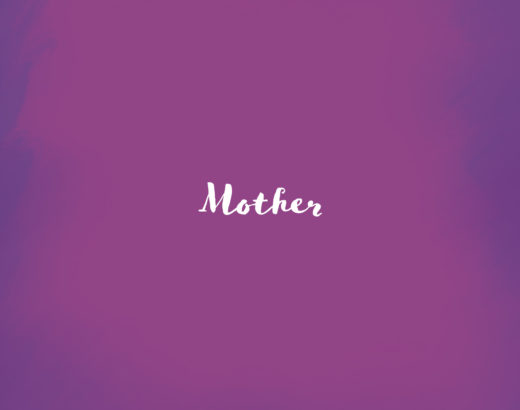 mothers day thoughts on a purple background